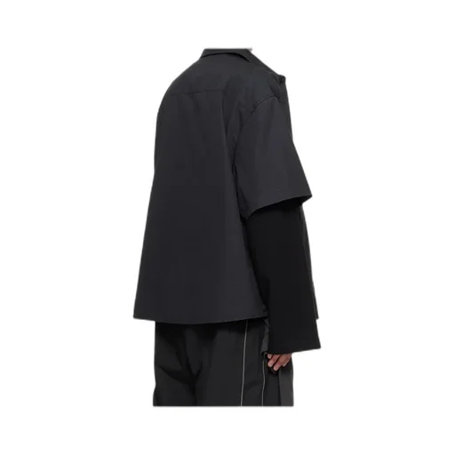 Double-Layered Cotton Shirt