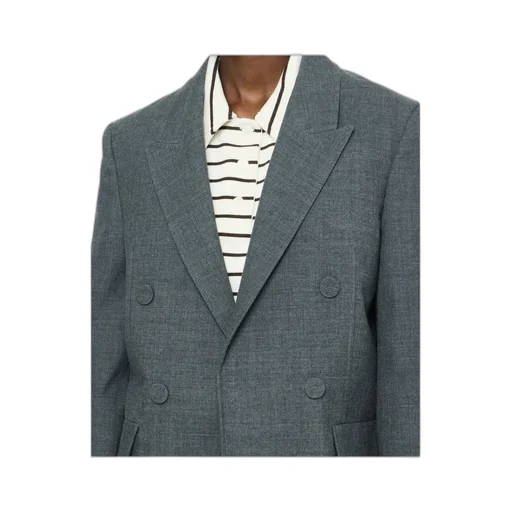 Double-Breasted Wool Blazer