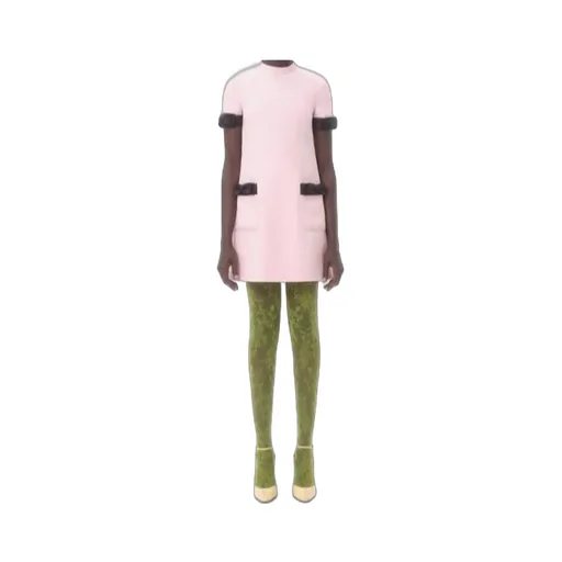 Valentino Crepe Couture Bow Detailed Mini Dress