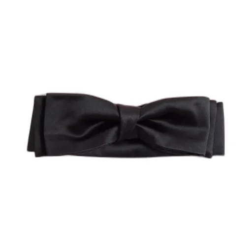 Valentino Crepe Couture Bow Detailed Mini Dress