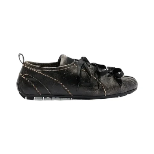 Lace-Up Low-Top Sneakers