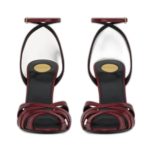 Chandelle Sandals In Smooth Leather
