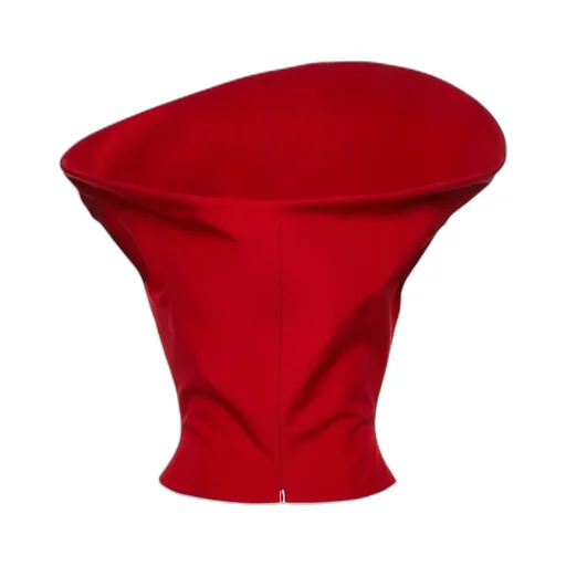 Cowl-Neck Cropped Top