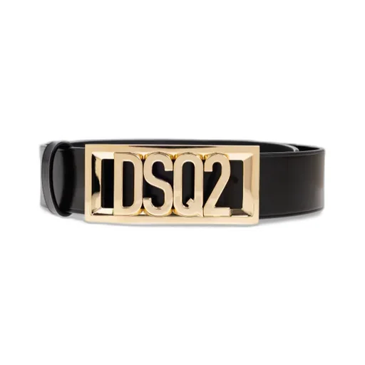 Logo-Detail Leather Belt