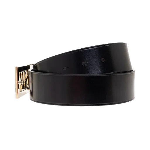 Logo-Detail Leather Belt