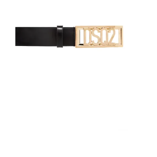 Logo-Detail Leather Belt