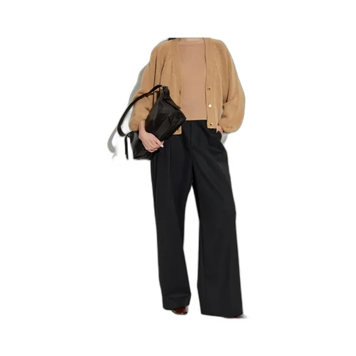 Balloon-Sleeve Cardigan