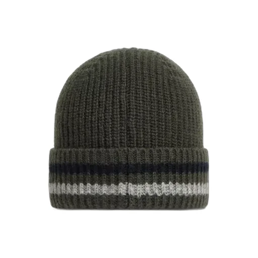 Striped Wool Beanie