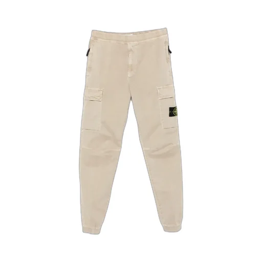 Stone Island Logo Patch Cargo Trousers