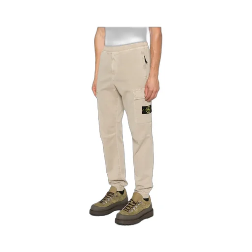 Stone Island Logo Patch Cargo Trousers