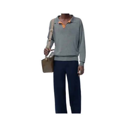 Polo Sweater In Wool