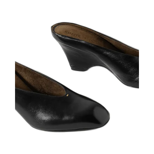 Wedge Heel Mules