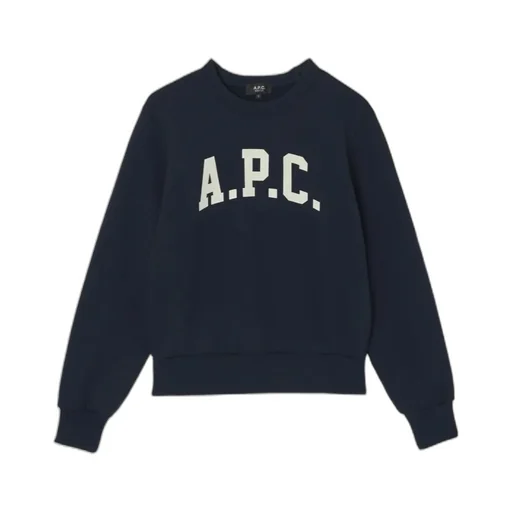 A.P.C. Logo Printed Crewneck Sweatshirt