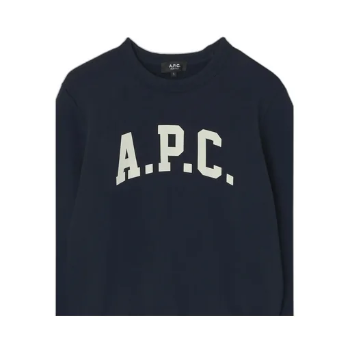 A.P.C. Logo Printed Crewneck Sweatshirt