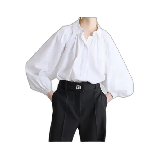 Patou Collared Bubble Blouse