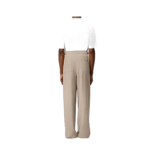 Ami Paris Logo Plaque Straight Leg Trousers