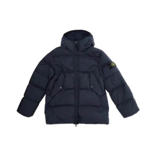 Hooded Quilted Down Jacket