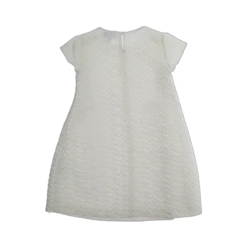 Emporio Armani Kids Bow-Detailed Crewneck Dress