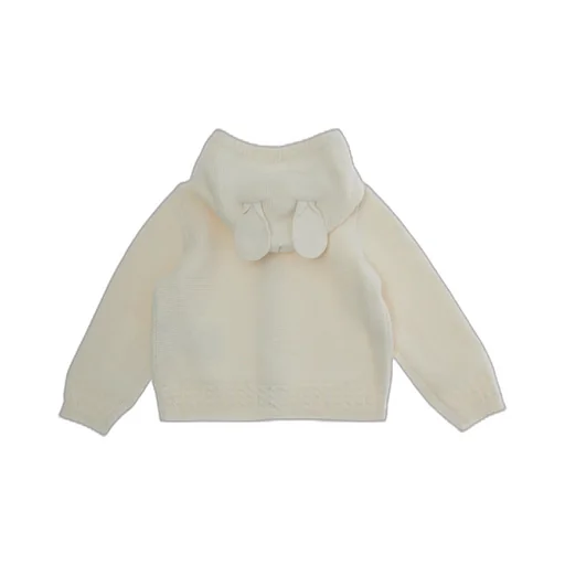 Emporio Armani Kids Logo Detailed Hooded Cardigan