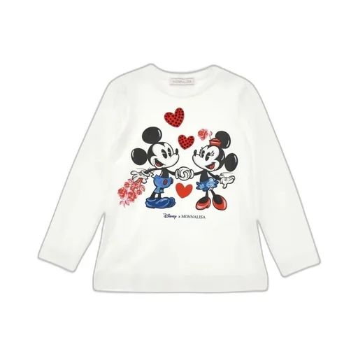 Monnalisa Mickey & Minnie Hearts T-Shirt