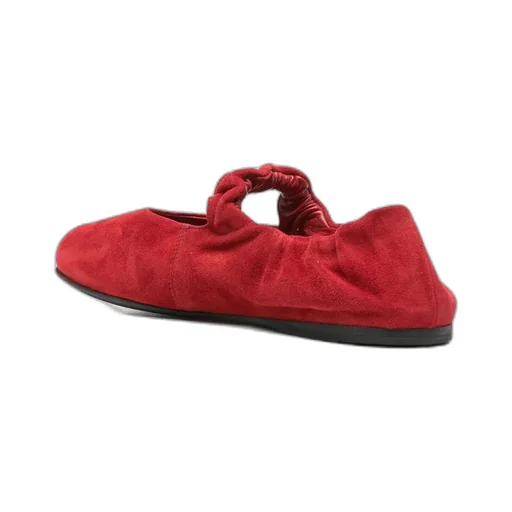 Miu Miu Logo-Detailed Ballet Flats