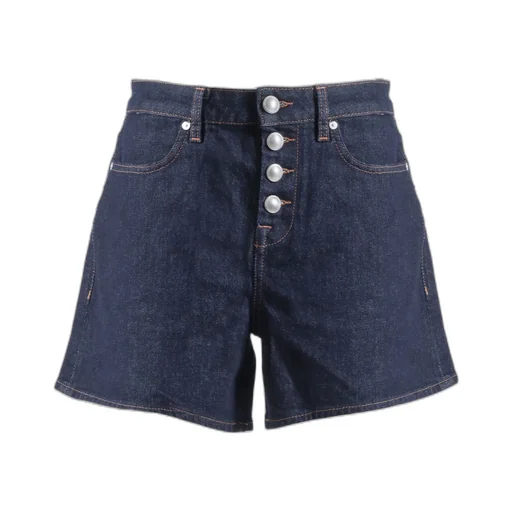 Kori Button-Fastening Denim Shorts
