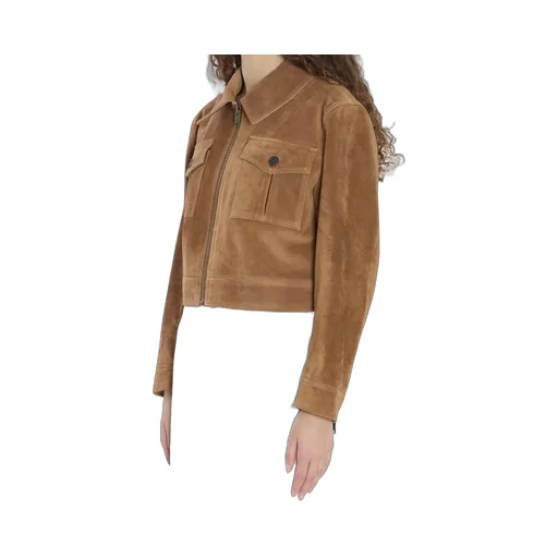 Arma Cropped Suede Jacket