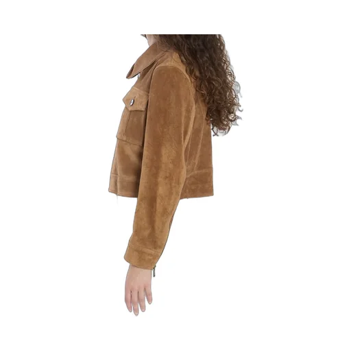 Arma Cropped Suede Jacket