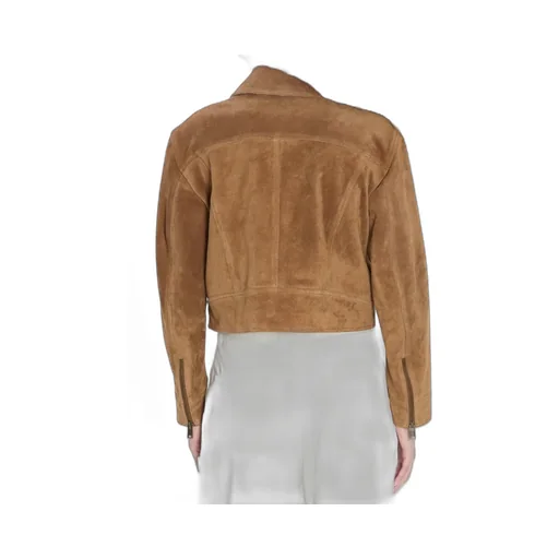 Arma Cropped Suede Jacket