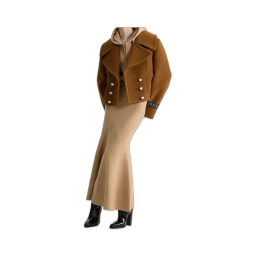 Double-Breasted Wool Jacket