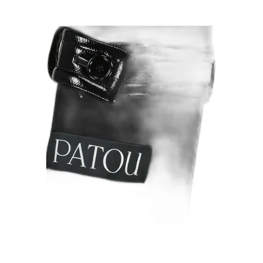 Patou Collared Long-Sleeve Cropped Coat