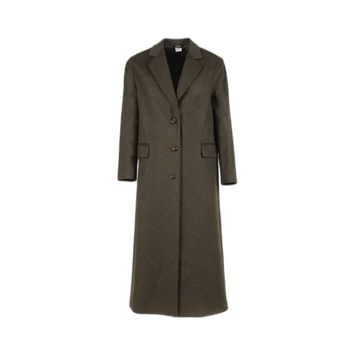Three-Button Wool Coat