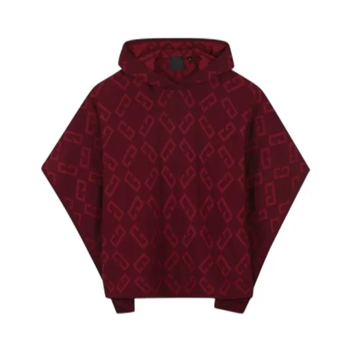 Givenchy Kids All-Over Logo Printed Hooded Poncho