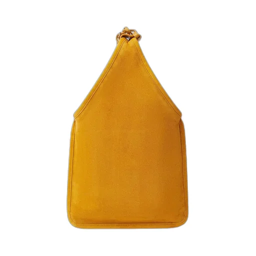Suede Handbag With Tassels