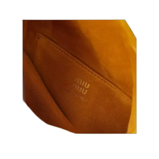 Suede Handbag With Tassels