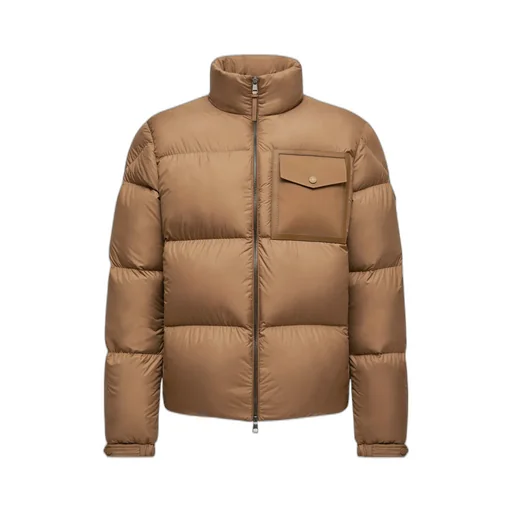 Moncler Chinon Square-Quilted Short Puffer Jacket