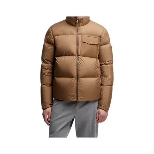 Moncler Chinon Square-Quilted Short Puffer Jacket