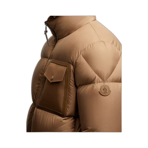 Moncler Chinon Square-Quilted Short Puffer Jacket