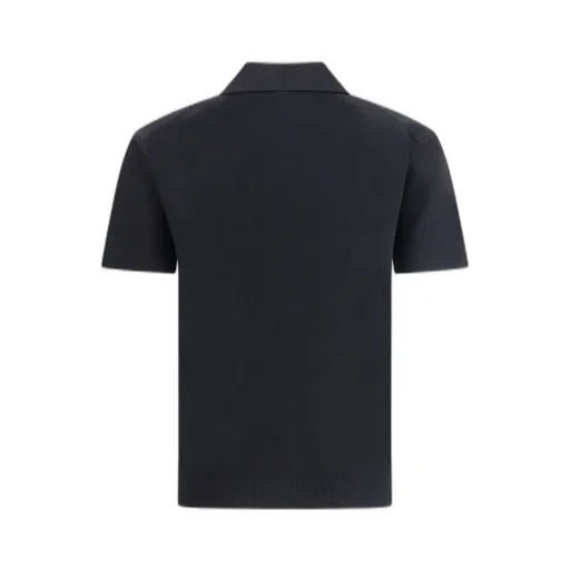 Teti Zip Ribbed Polo Top