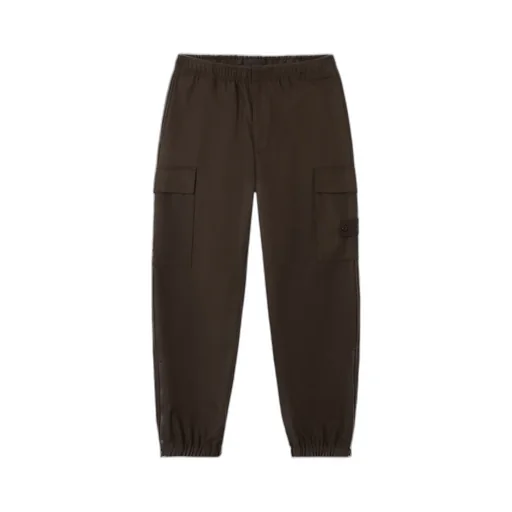 Loose-Fit Cargo Trousers With Elasticated Zipped Cuffs