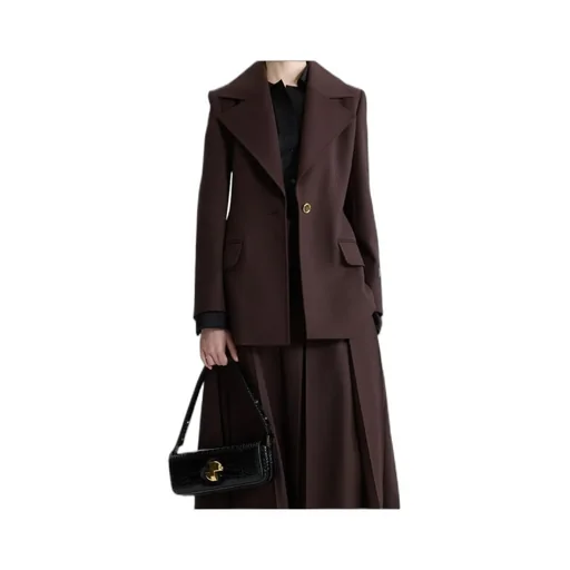 Patou Collared Belted Coat