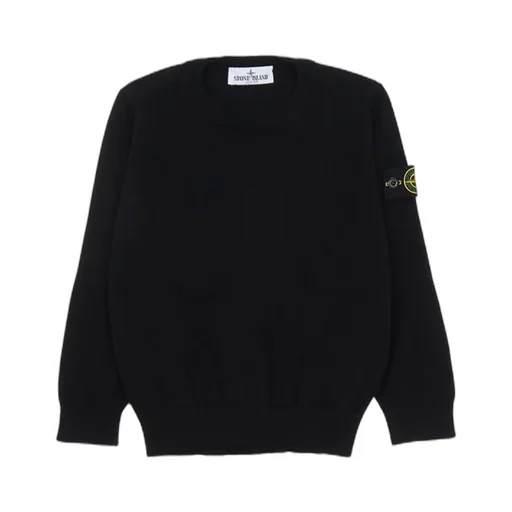 Compass-Badge Crew-Neck Sweater
