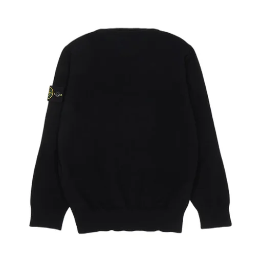 Compass-Badge Crew-Neck Sweater