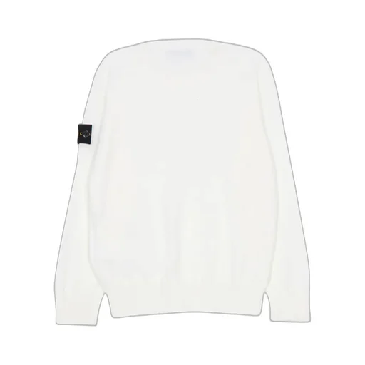 Stone Island Junior Compass Patch Crewneck Jumper