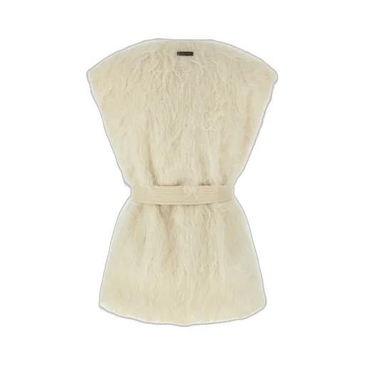Peserico Tie-Waisted Fur Vest