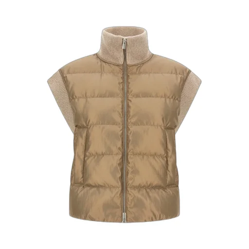 Peserico High-Neck Down Vest
