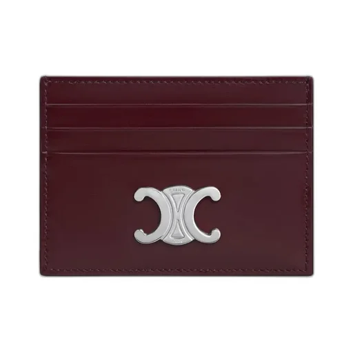 Card Holder Triomphe In Shiny Calfskin