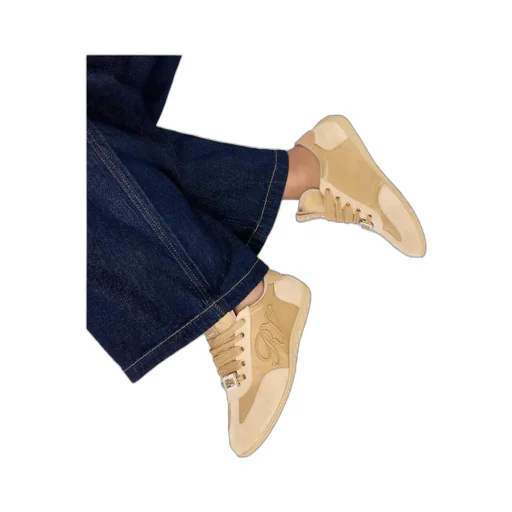 Viv Low Embroidered-Logo Sneakers