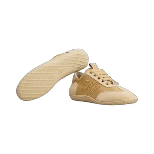 Viv Low Embroidered-Logo Sneakers