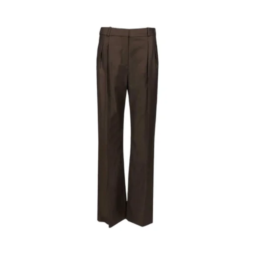 Loulou Studio Coll Straight-Leg Trousers